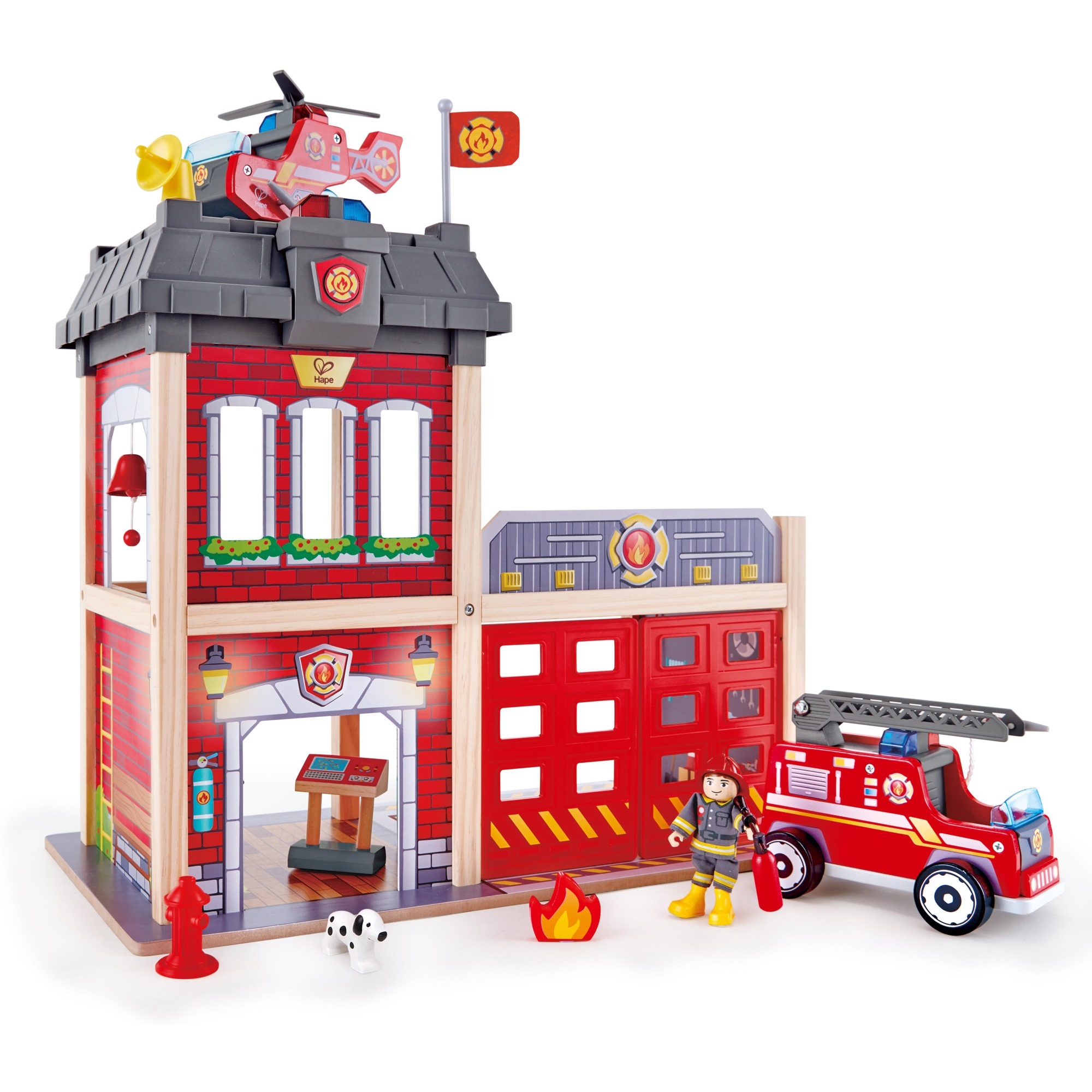 Hape Großstadt-Feuerwache, Spielgebäude | 06943478021600 Hape Großstadt-Feuerwache, Spielgebäude | 06943478021600