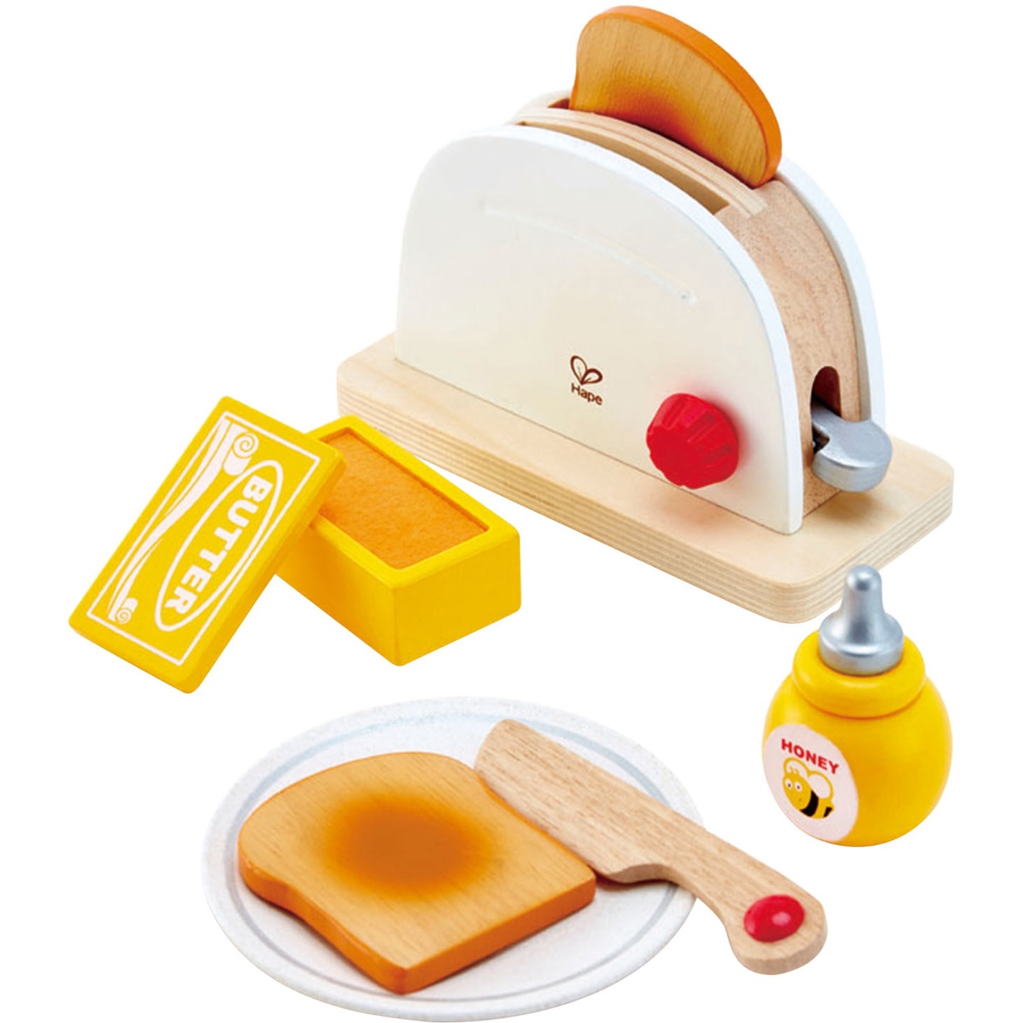 Hape Pop-up-Toaster-Set, Kinderhaushaltsgerät | 06943478019348 Hape Pop-up-Toaster-Set, Kinderhaushaltsgerät | 06943478019348