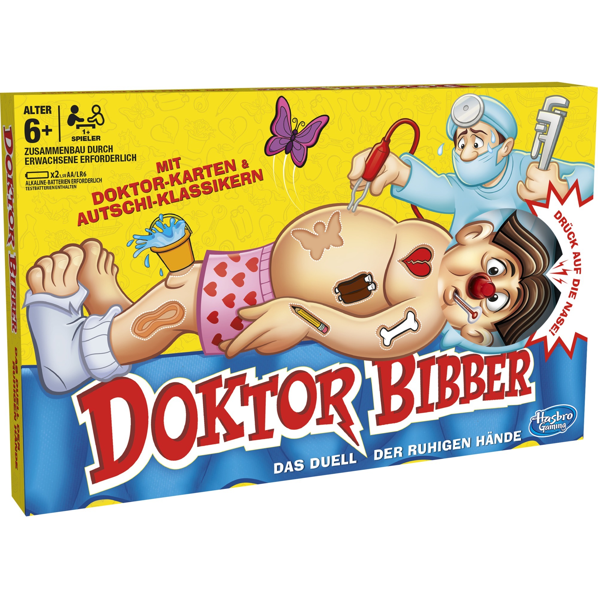 Hasbro Dr. Bibber, Geschicklichkeitsspiel | 05010994964528 Hasbro Dr. Bibber, Geschicklichkeitsspiel | 05010994964528