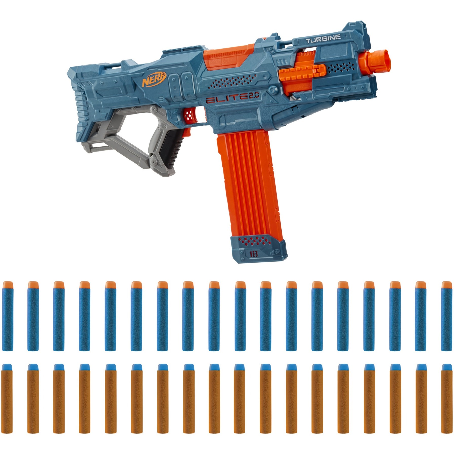 Hasbro Nerf Elite 2.0 Turbine CS-18, Nerf Gun | 05010993732203 Hasbro Nerf Elite 2.0 Turbine CS-18, Nerf Gun | 05010993732203