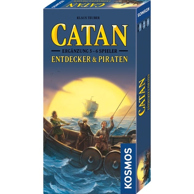 Kosmos CATAN – Entdecker & Piraten Ergänzung für 5-6 Spieler, Brettspiel | 04002051694111 Kosmos CATAN – Entdecker & Piraten Ergänzung für 5-6 Spieler, Brettspiel | 04002051694111