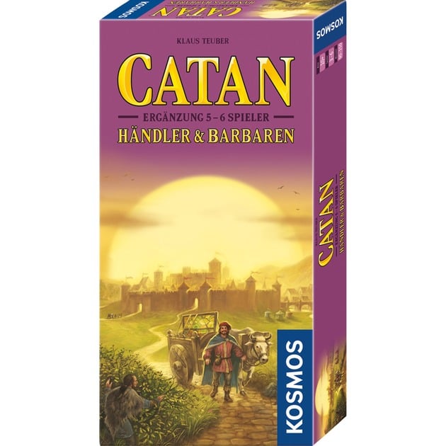Kosmos CATAN – Händler & Barbaren Ergänzung für 5-6 Spieler, Brettspiel | 04002051693404 Kosmos CATAN – Händler & Barbaren Ergänzung für 5-6 Spieler, Brettspiel | 04002051693404