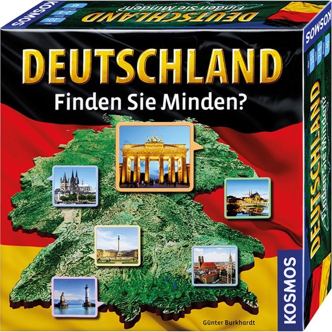 Kosmos Deutschland – Finden Sie Minden?, Brettspiel | 04002051692797