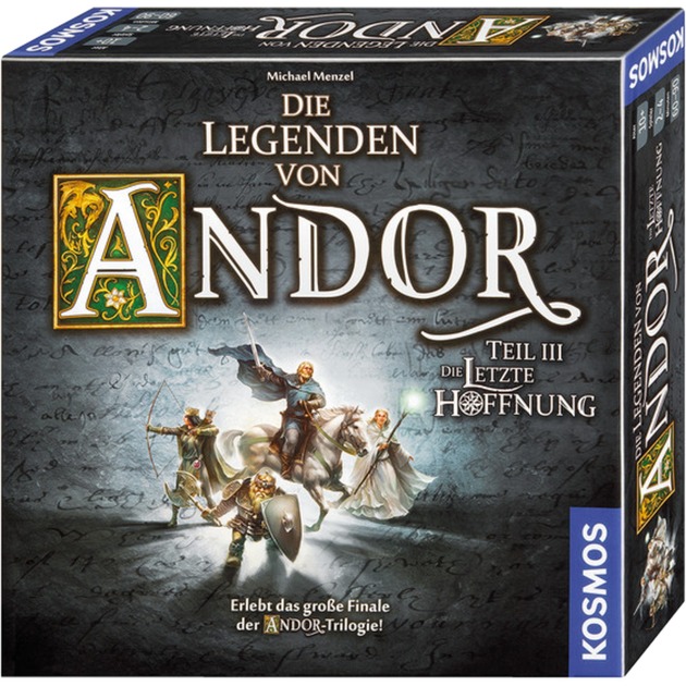 Die Legenden von Andor - Teil III: Die letzte Hoffnung, Brettspiel