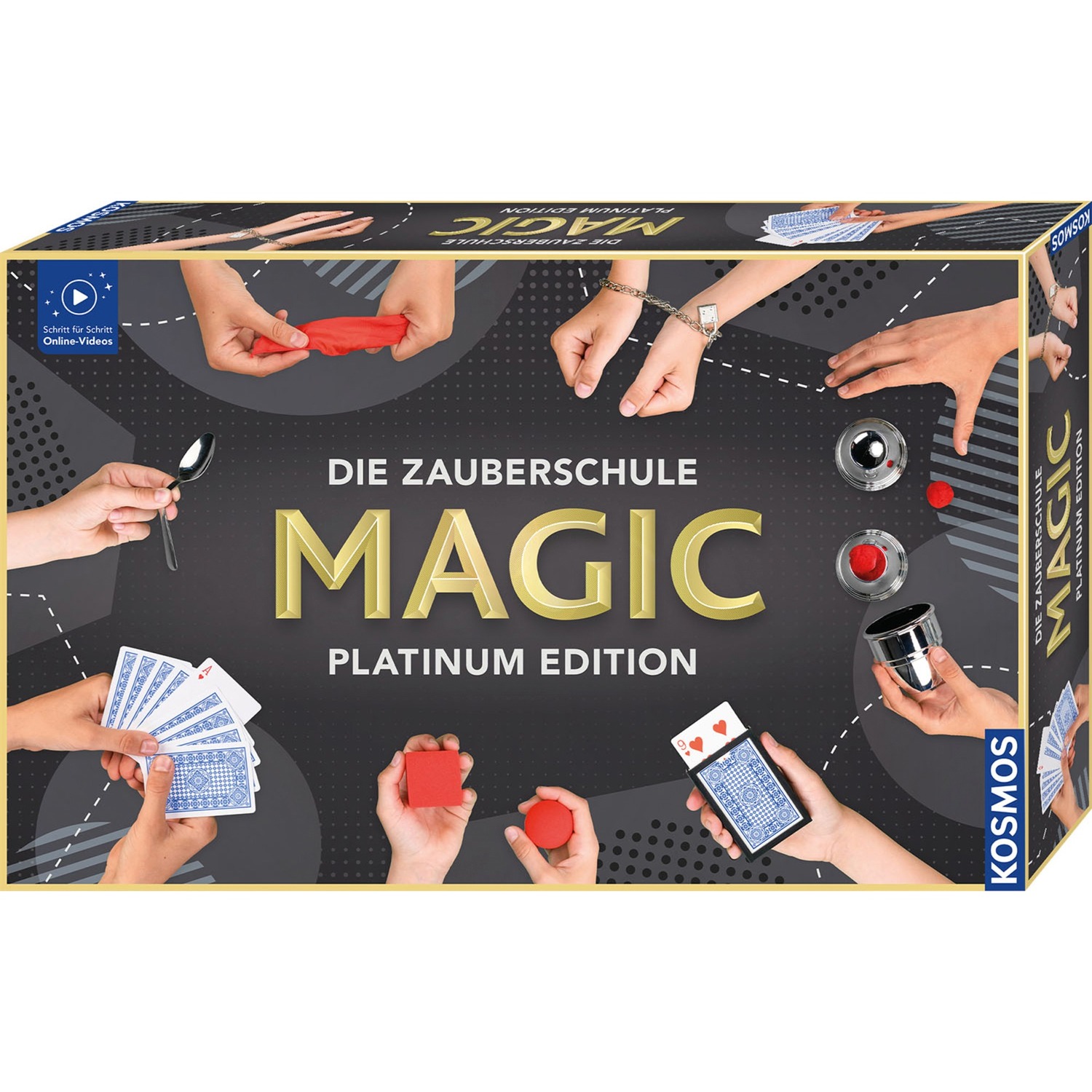 Kosmos Die Zauberschule Magic – Platinum Edition, Zauberkasten | 04002051697082 Kosmos Die Zauberschule Magic – Platinum Edition, Zauberkasten | 04002051697082