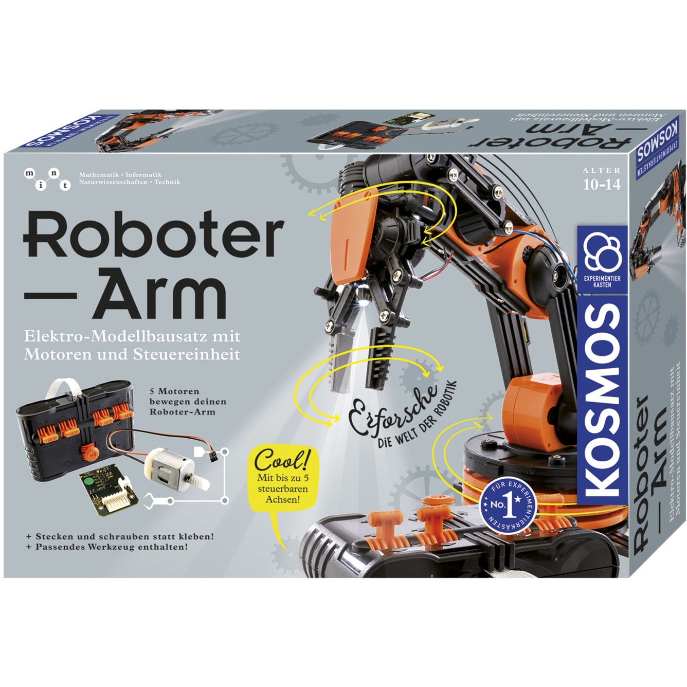Spielzeug: Kosmos Roboter-Arm, Experimentierkasten