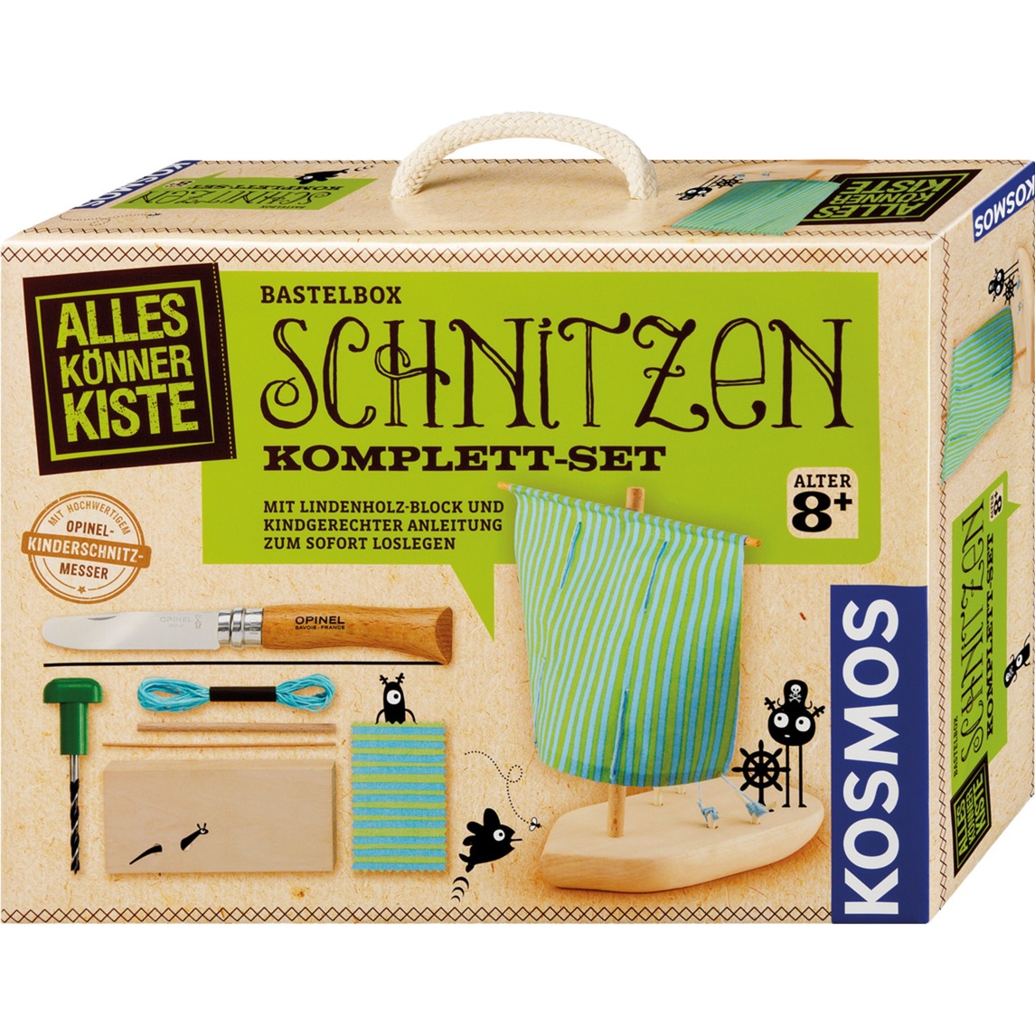 Kosmos Schnitzen Komplett-Set, Basteln | 04002051604257