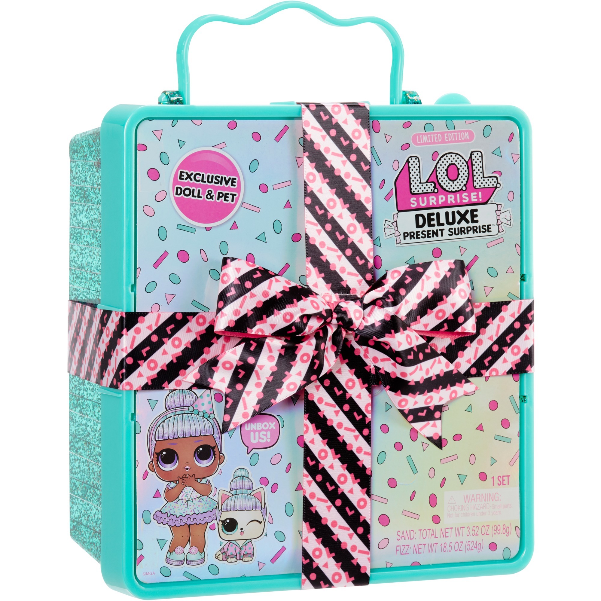 MGA Entertainment L.O.L. Surprise Deluxe Present Surprise – Teal, Spielfigur | 00035051570707 MGA Entertainment L.O.L. Surprise Deluxe Present Surprise – Teal, Spielfigur | 00035051570707