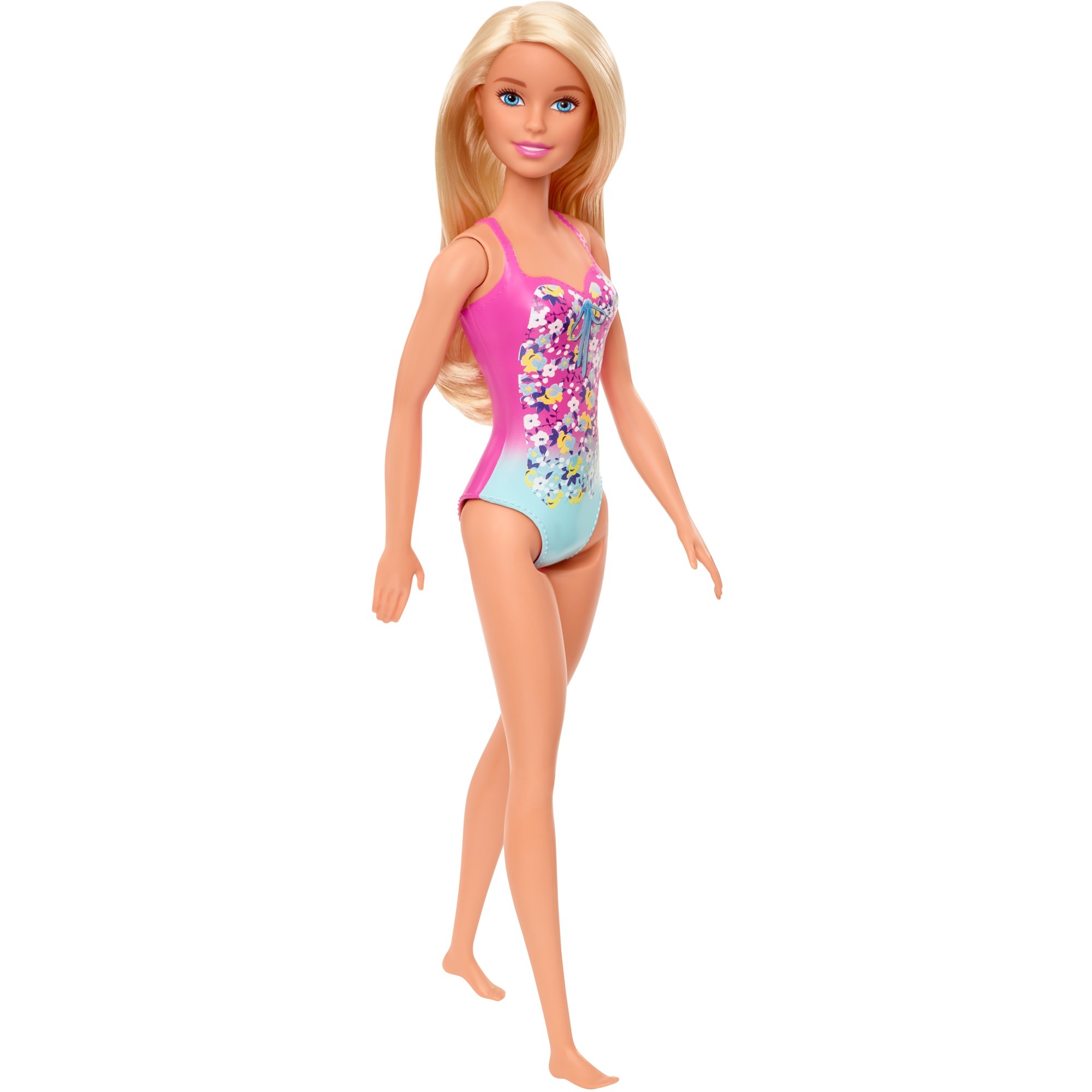 Mattel Barbie Beach Puppe mit Badeanzug im Blumenmuster | 00887961804188 Mattel Barbie Beach Puppe mit Badeanzug im Blumenmuster | 00887961804188