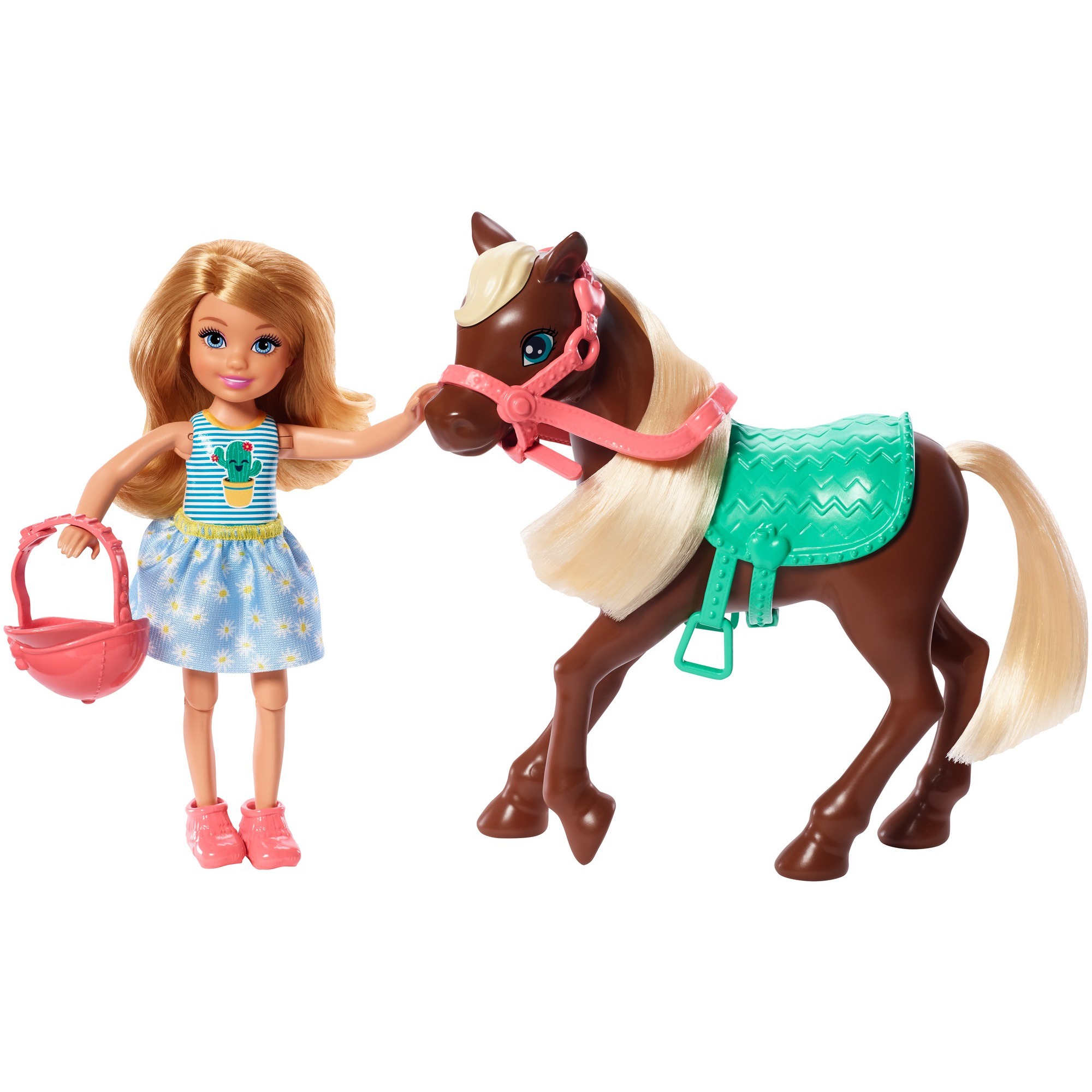 Mattel Barbie Chelsea Puppe & Pony (blond) | 00887961803471 Mattel Barbie Chelsea Puppe & Pony (blond) | 00887961803471