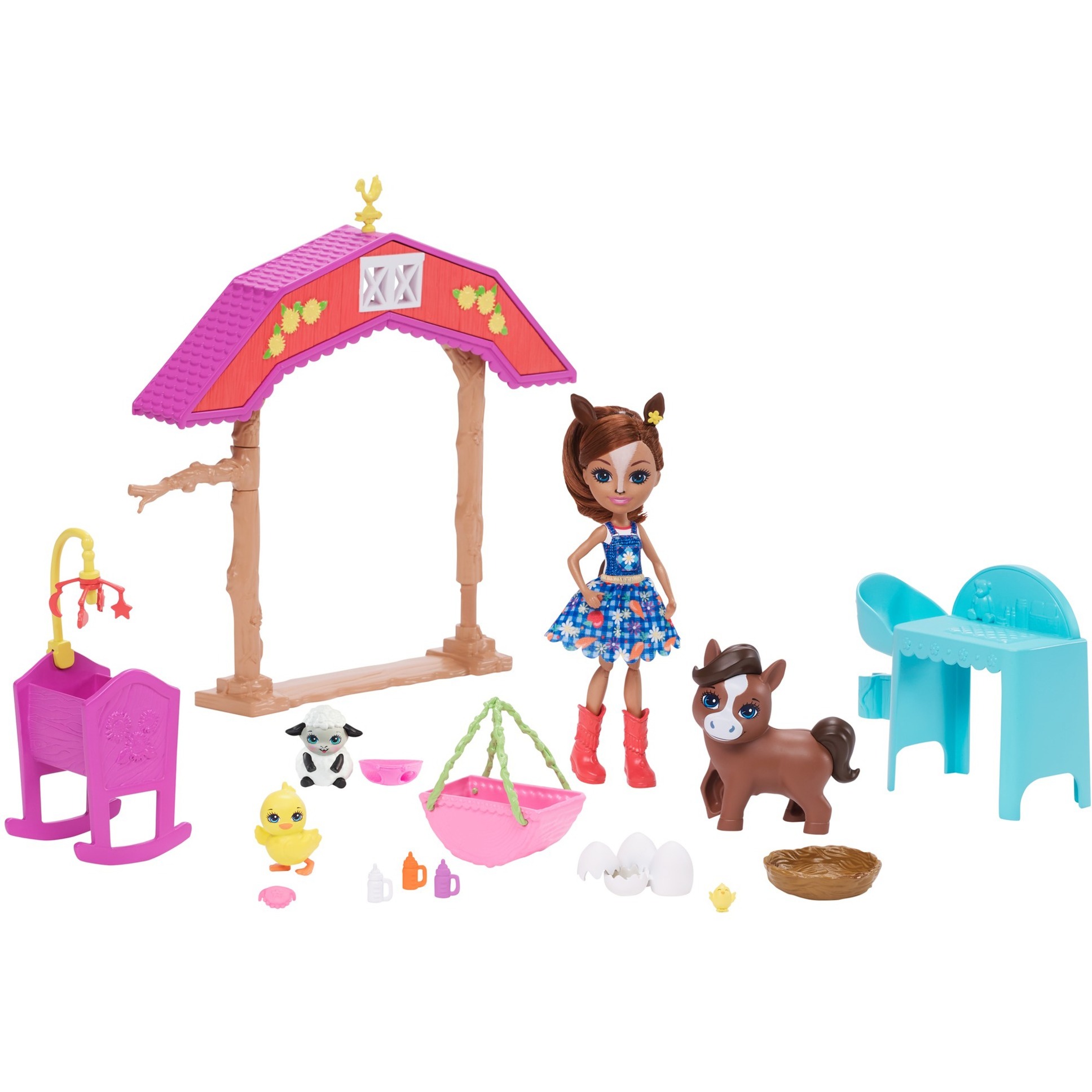 Mattel Enchantimals Pferdespaß-Kindergarten mit Haydie Horse & Trotter, Spielfigur | 00887961819687 Mattel Enchantimals Pferdespaß-Kindergarten mit Haydie Horse & Trotter, Spielfigur | 00887961819687