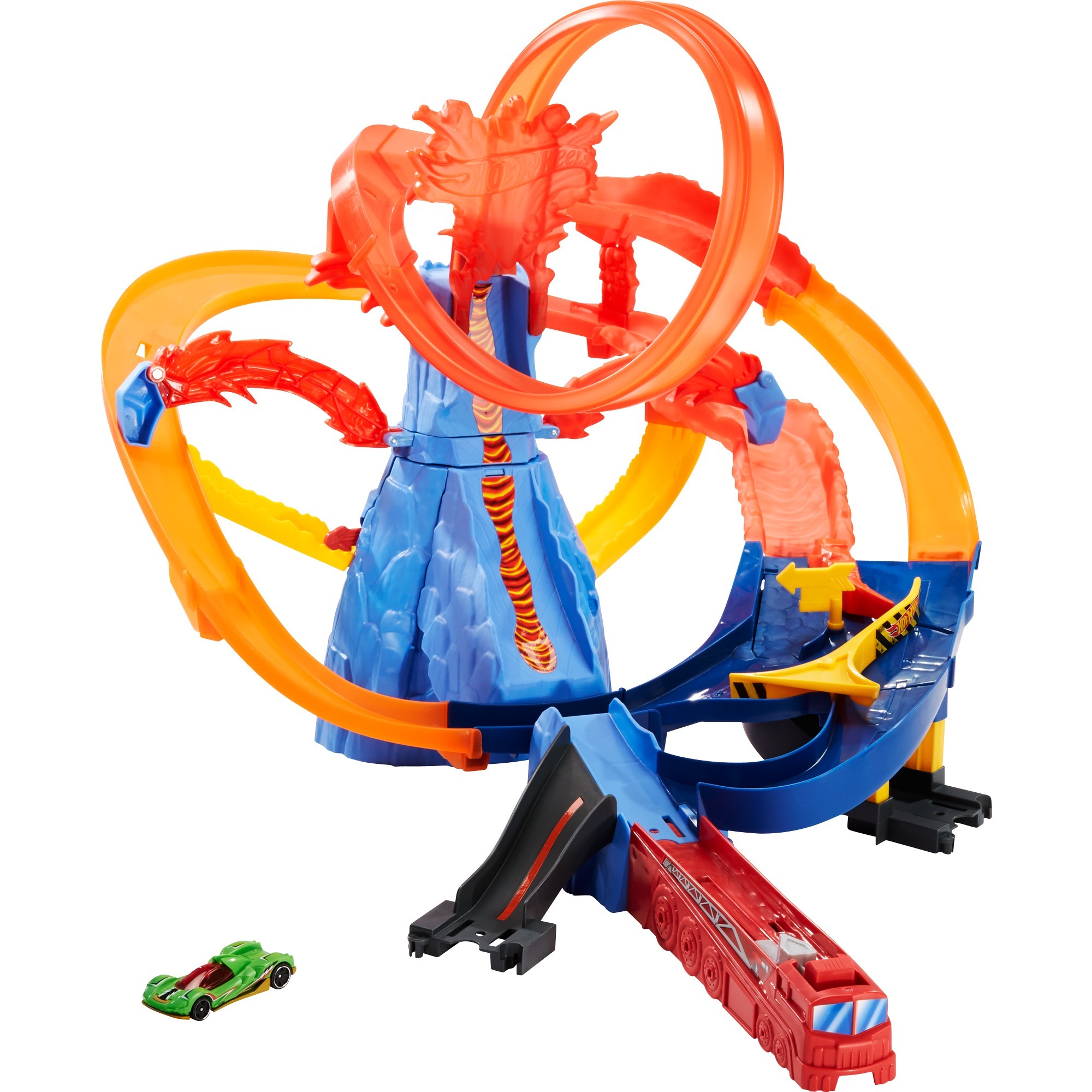 Hot wheels инструкции по сборке. Трек хот Вилс вулкан. Трек hot Wheels Volcano. Набор игровой hot Wheels вулкан ftd61. Хот Вилс треки ftd61.