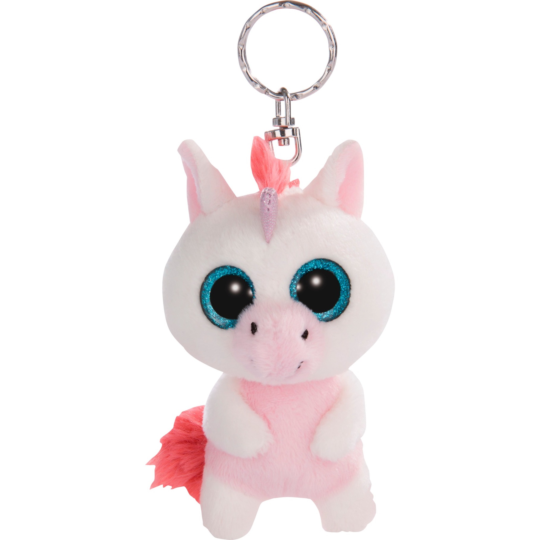 Glubschis Schlüsselanhänger Einhorn Milky-Fee, Kuscheltier