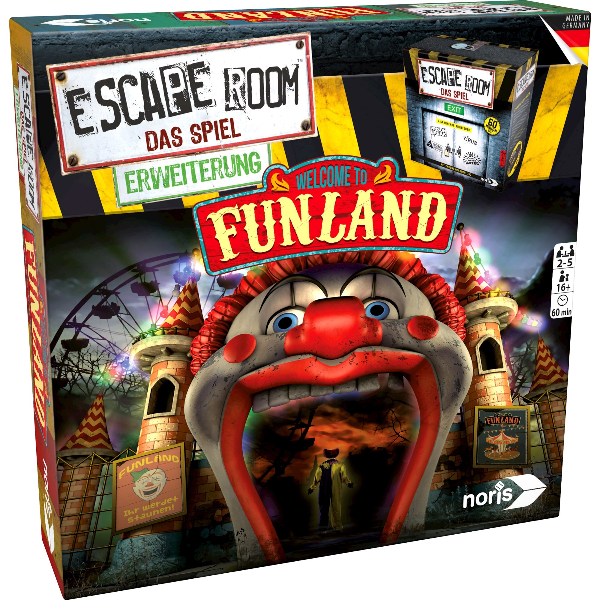 Noris Escape Room: Funland, Partyspiel | 04000826016182 Noris Escape Room: Funland, Partyspiel | 04000826016182