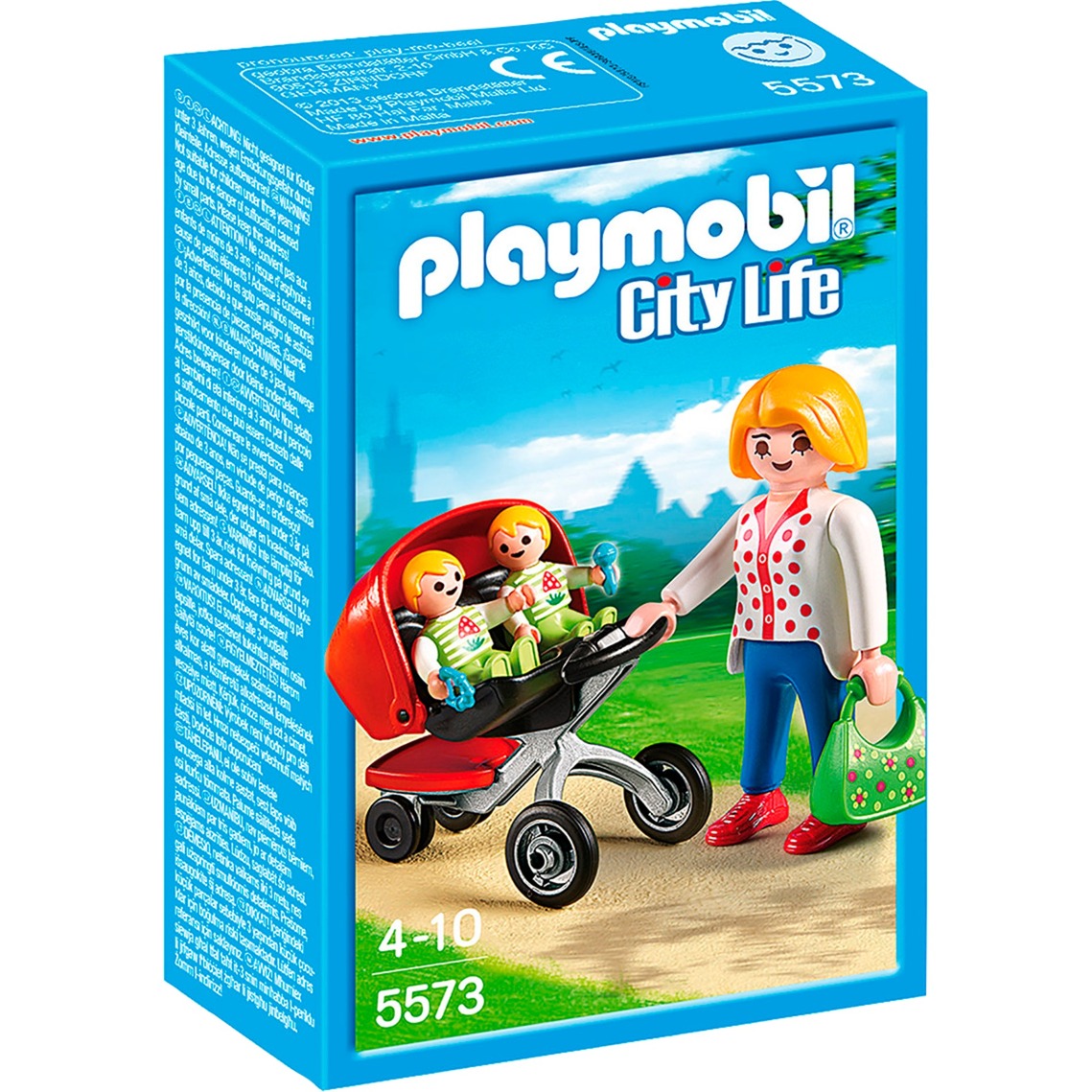 Spielzeug: PLAYMOBIL 5573 Zwillingskinderwagen