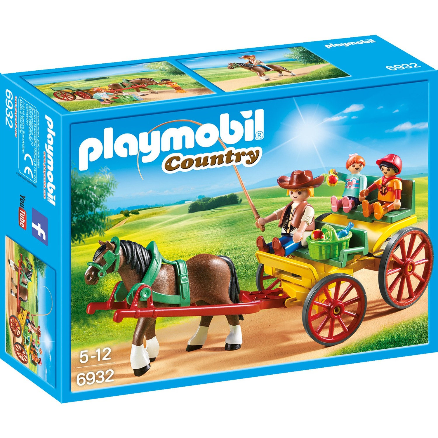 6932 Country Pferdekutsche, Konstruktionsspielzeug