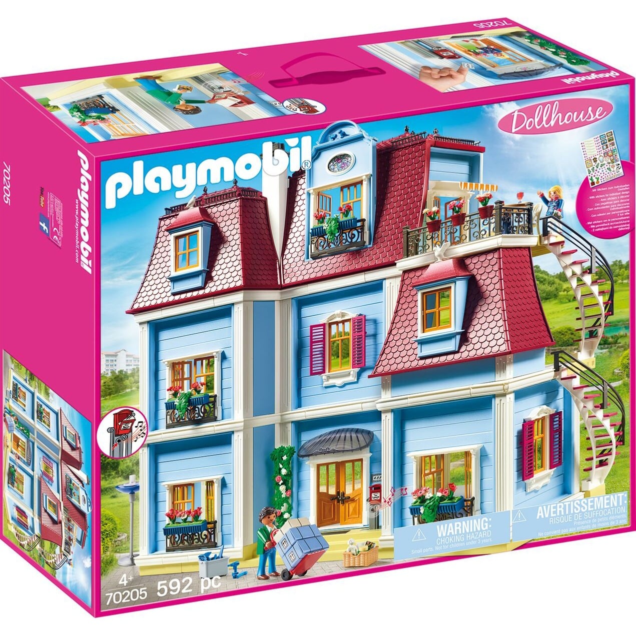 70205 Dollhouse Mein Großes Puppenhaus, Konstruktionsspielzeug