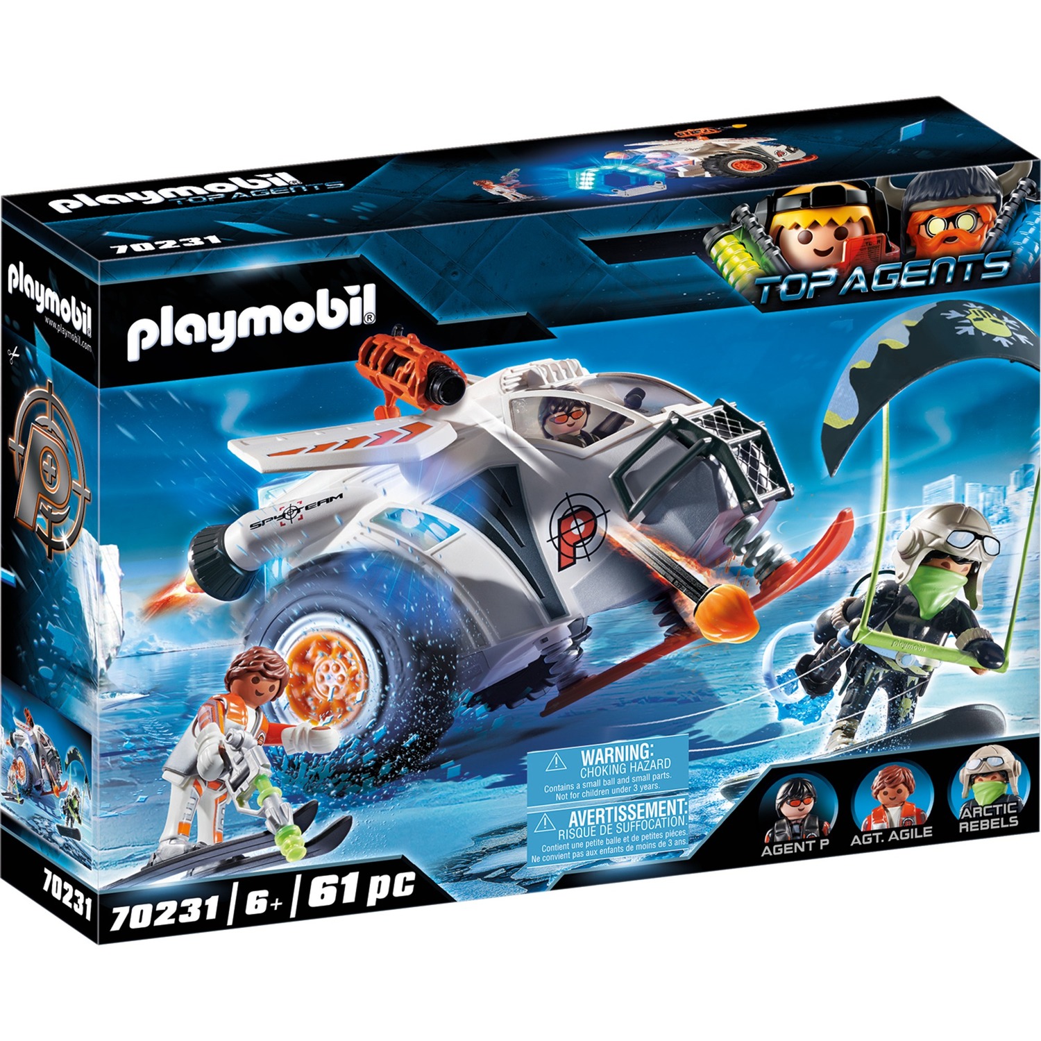 Spielzeug: PLAYMOBIL 70231 Spy Team Schneegleiter