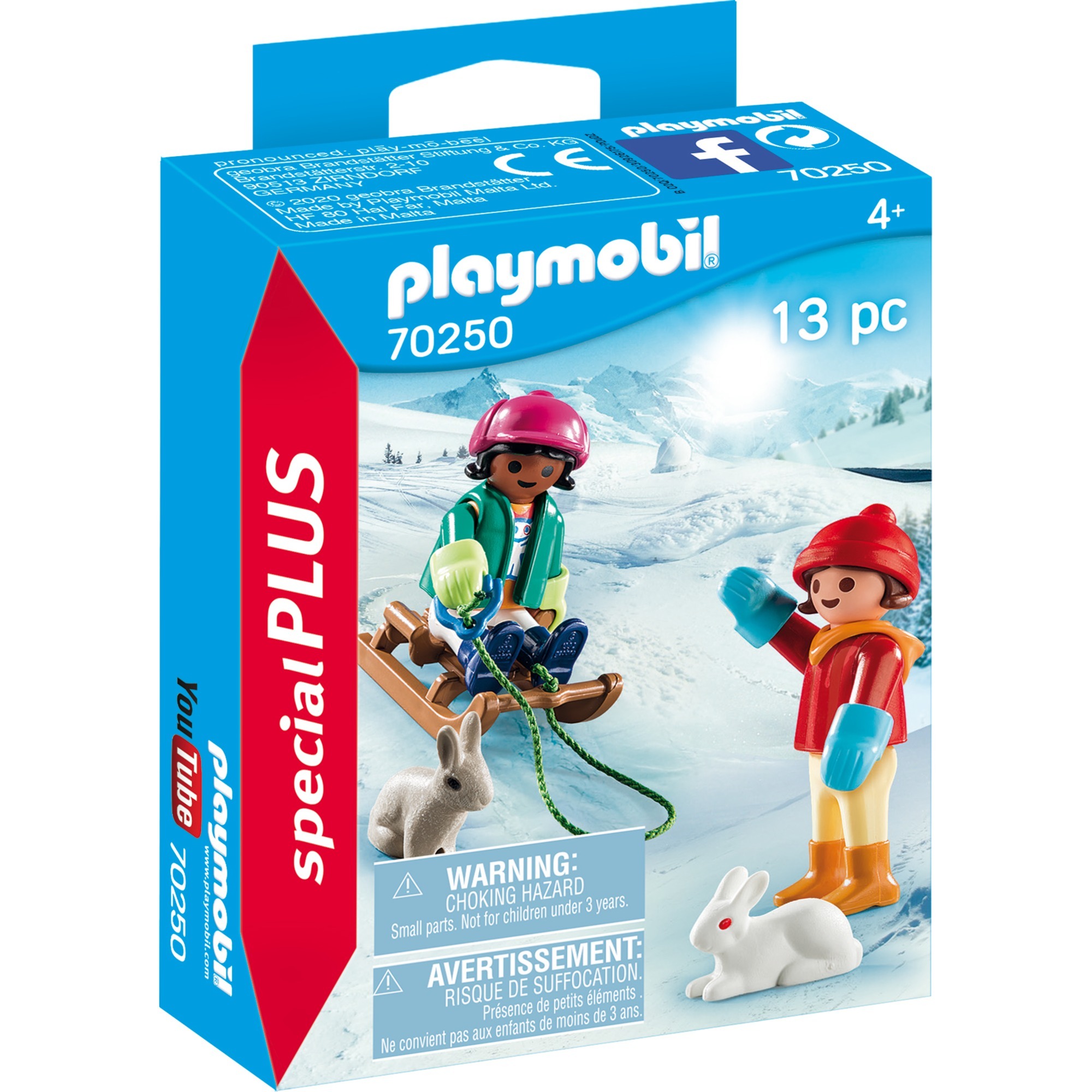 PLAYMOBIL 70250 Kinder mit Schlitten, Konstruktionsspielzeug | 04008789702500 PLAYMOBIL 70250 Kinder mit Schlitten, Konstruktionsspielzeug | 04008789702500