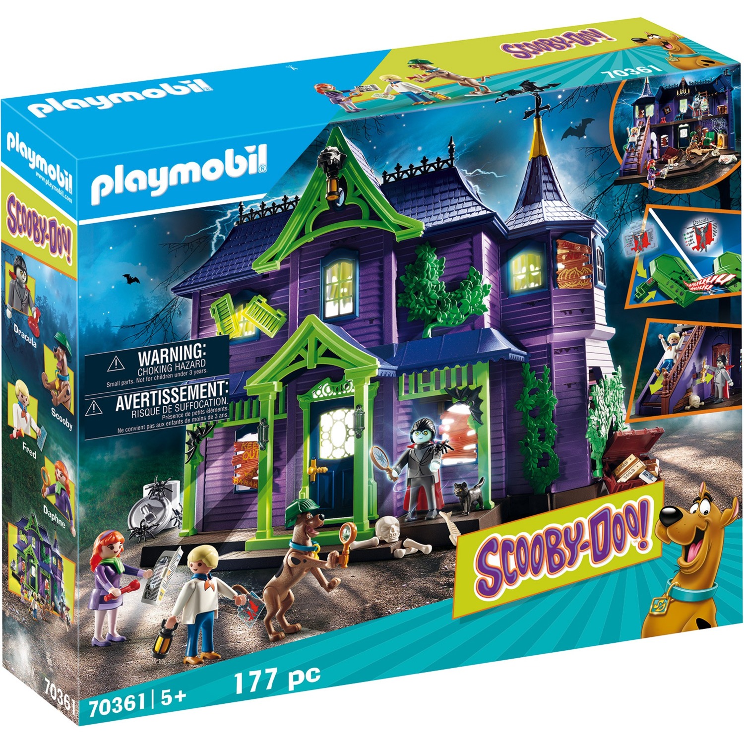 70361 SCOOBY-DOO! Abenteuer im Geisterhaus, Konstruktionsspielzeug