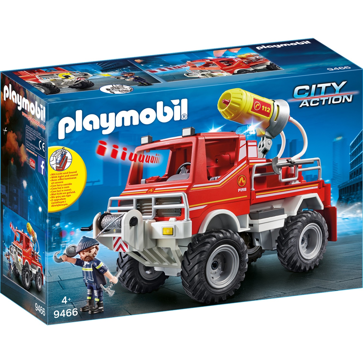 9466 City Action Feuerwehr-Truck, Konstruktionsspielzeug