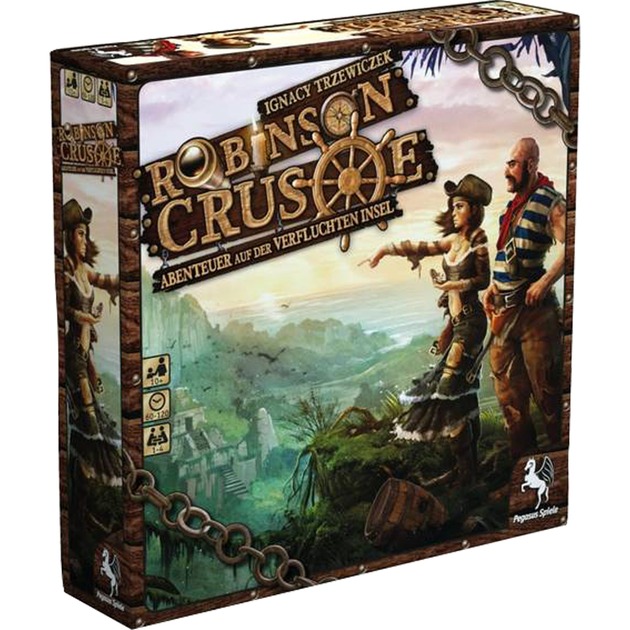 Pegasus Robinson Crusoe – Abenteuer auf der Verfluchten Insel, Brettspiel | 04250231704666 Pegasus Robinson Crusoe – Abenteuer auf der Verfluchten Insel, Brettspiel | 04250231704666