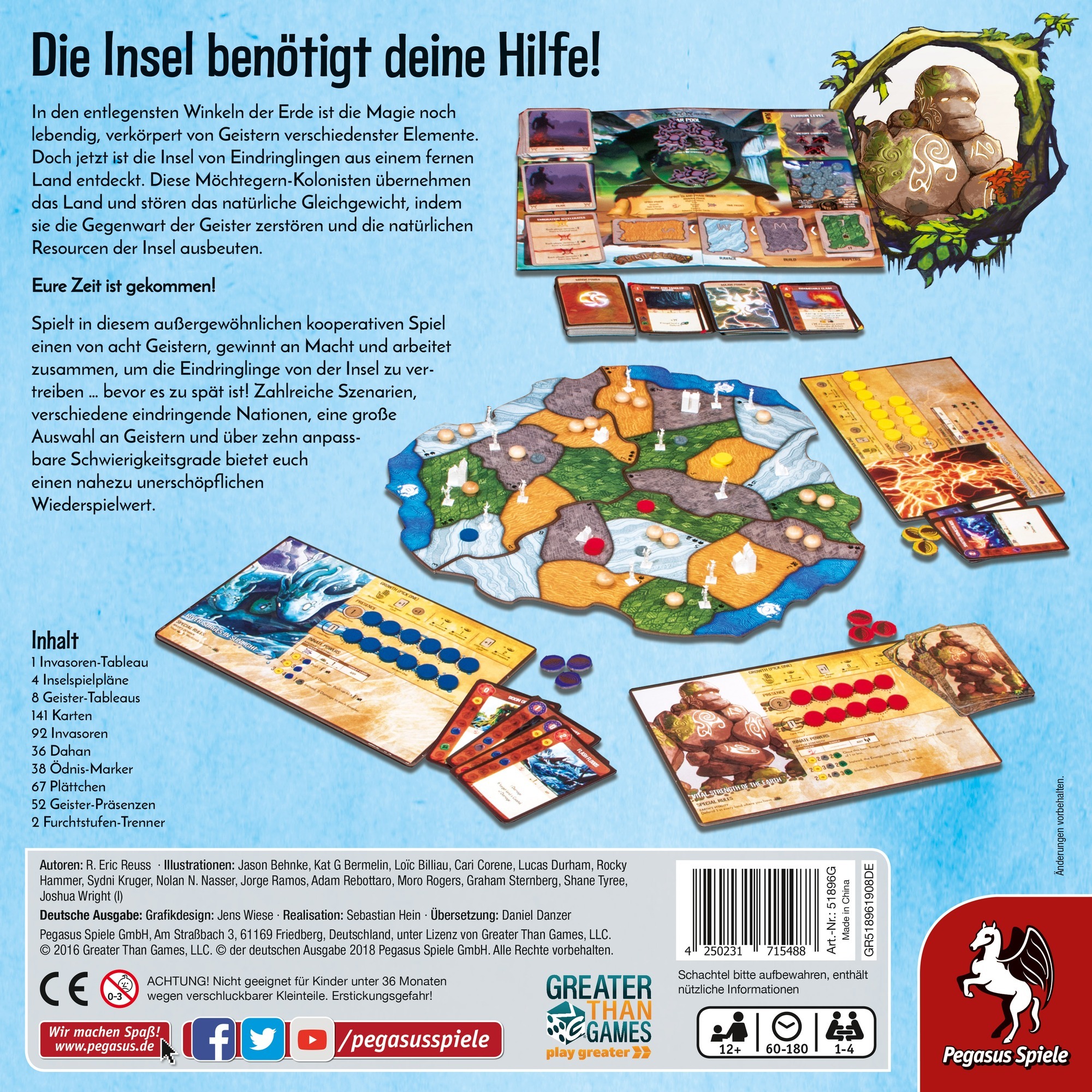 Das Spiel Spirit Island nur einmal gespielt DE (Gebraucht) in MATRAN