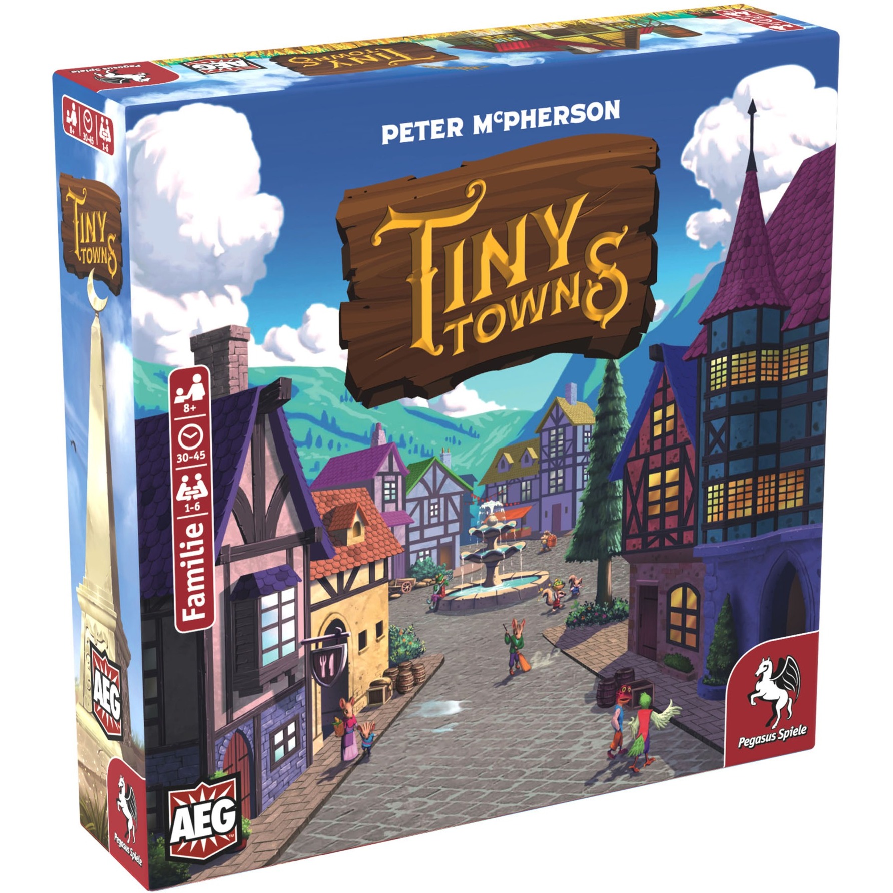 Pegasus Tiny Towns, Brettspiel | 04250231724565 Pegasus Tiny Towns, Brettspiel | 04250231724565