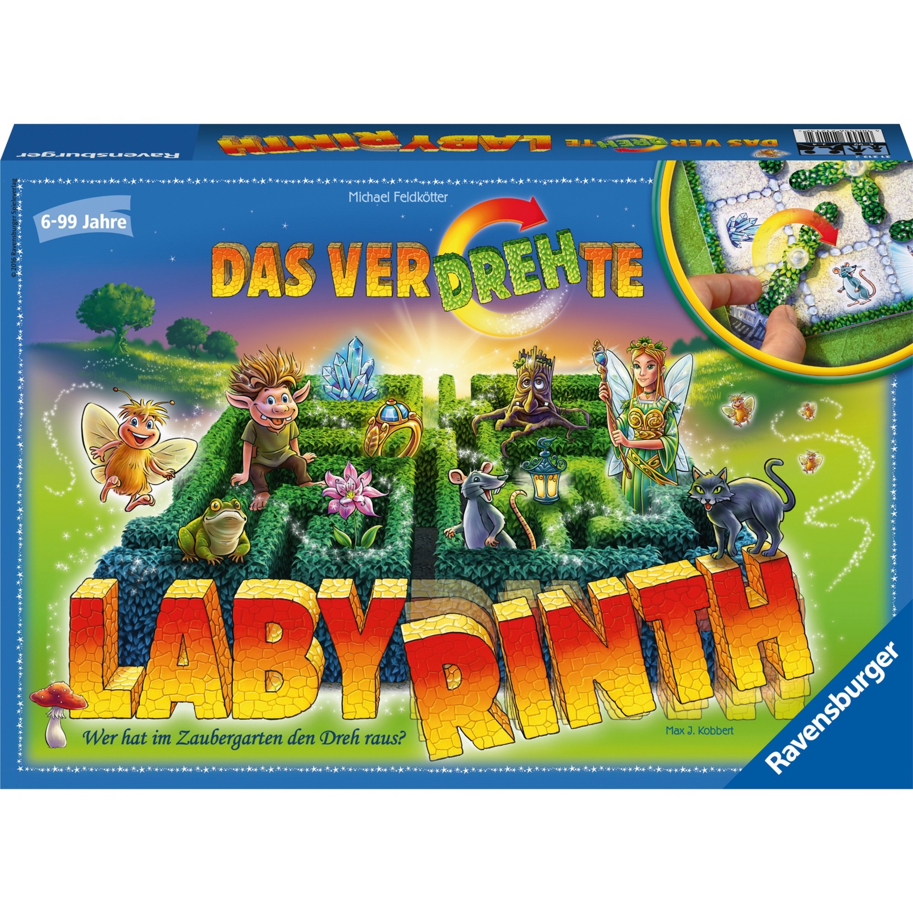 Spielzeug: Ravensburger Das verdrehte Labyrinth, Brettspiel
