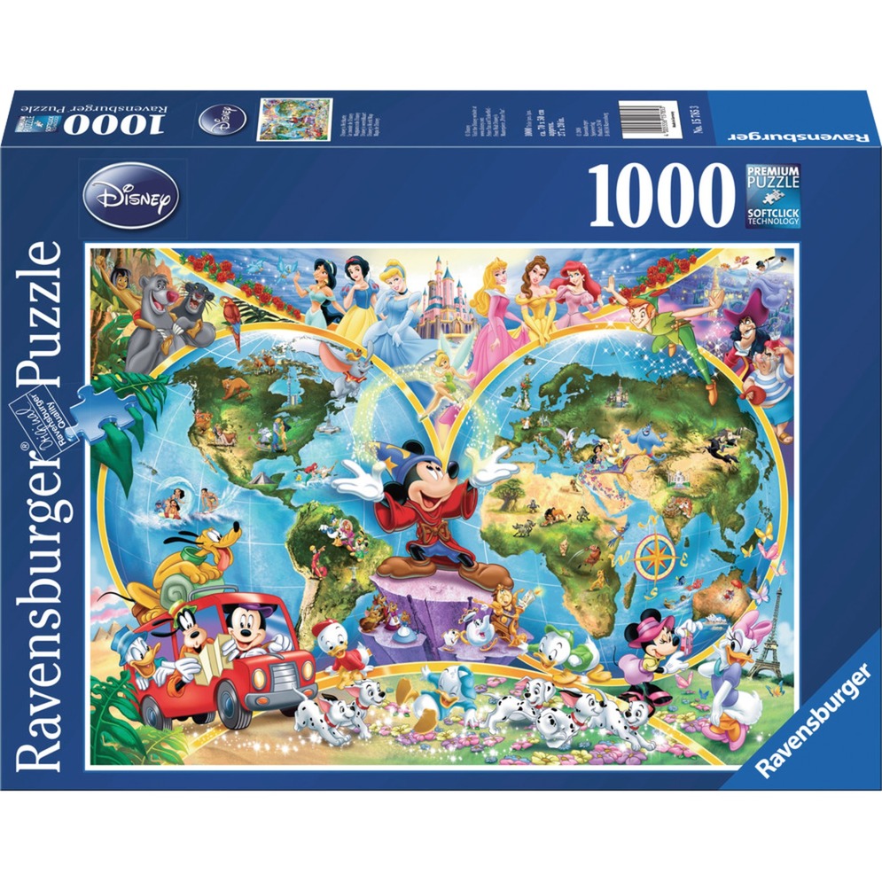 Ravensburger Disney“s Weltkarte, Puzzle | 04005556157853