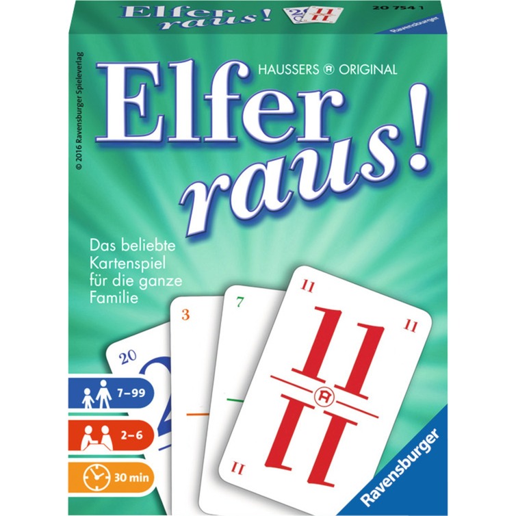 Ravensburger Elfer raus!, Kartenspiel | 04005556207541