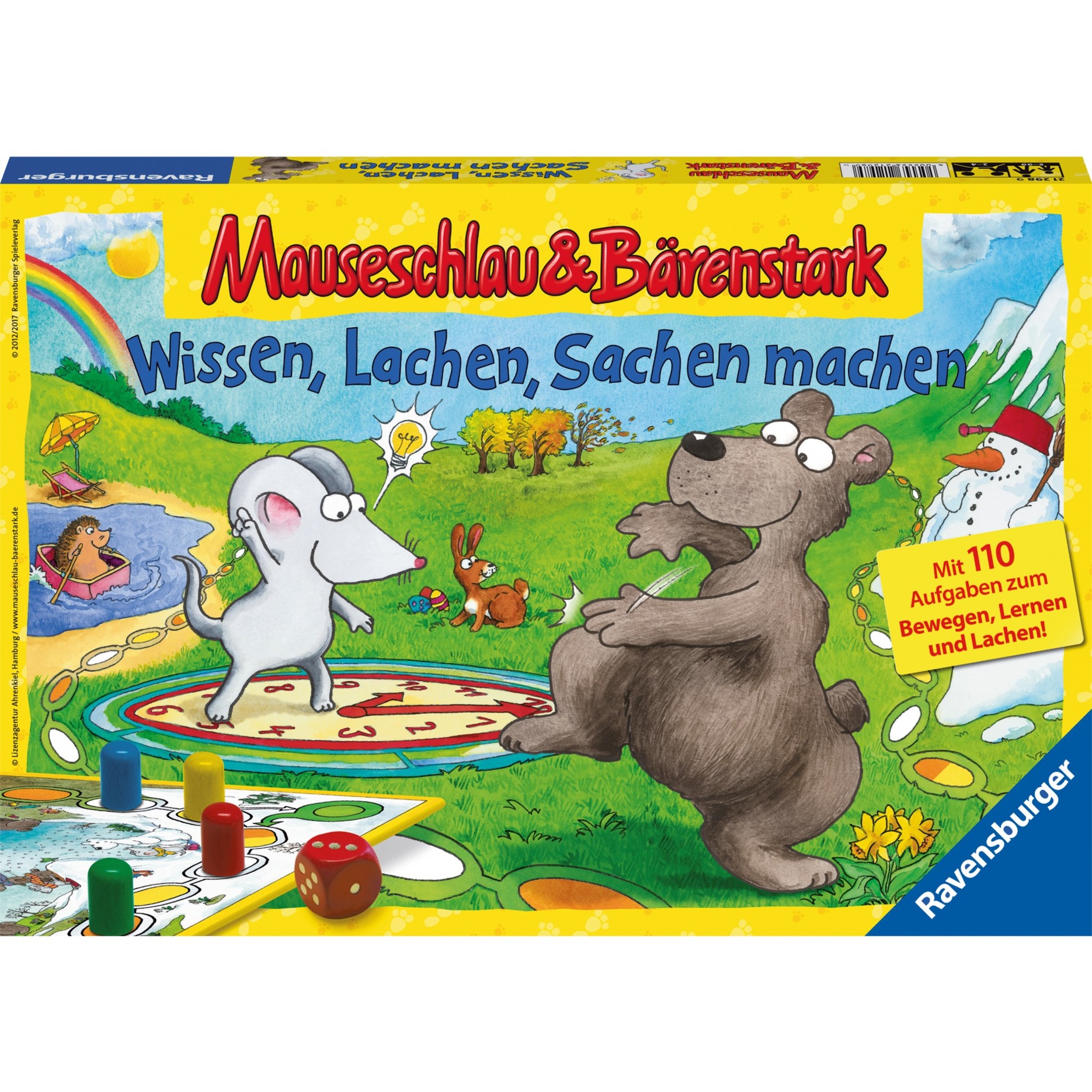Spielzeug: Ravensburger Mauseschlau & Bärenstark: Wissen, Lachen, Sachen machen, Brettspiel
