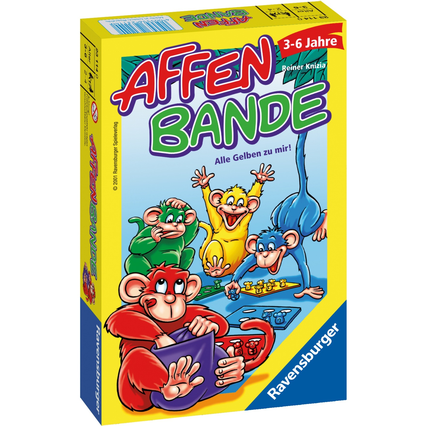 Ravensburger Mitbringspiel: Affenbande, Brettspiel | 04005556231140 Ravensburger Mitbringspiel: Affenbande, Brettspiel | 04005556231140