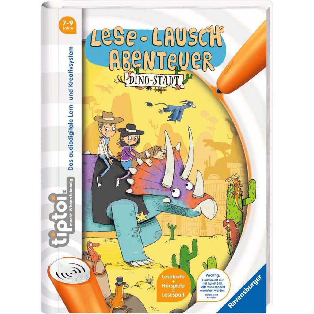 Ravensburger tiptoi Lese-Lausch-Abenteuer Dino-Stadt, Lernbuch | 09783473418145
