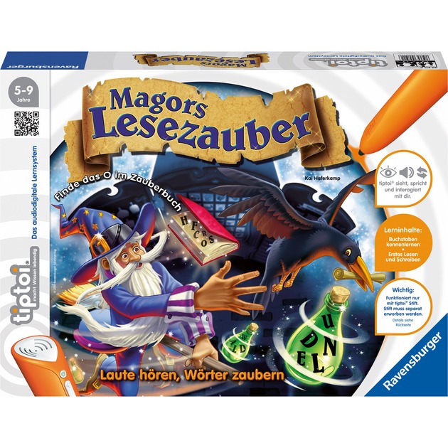 Ravensburger tiptoi Magors Lesezauber, Brettspiel | 04005556005116