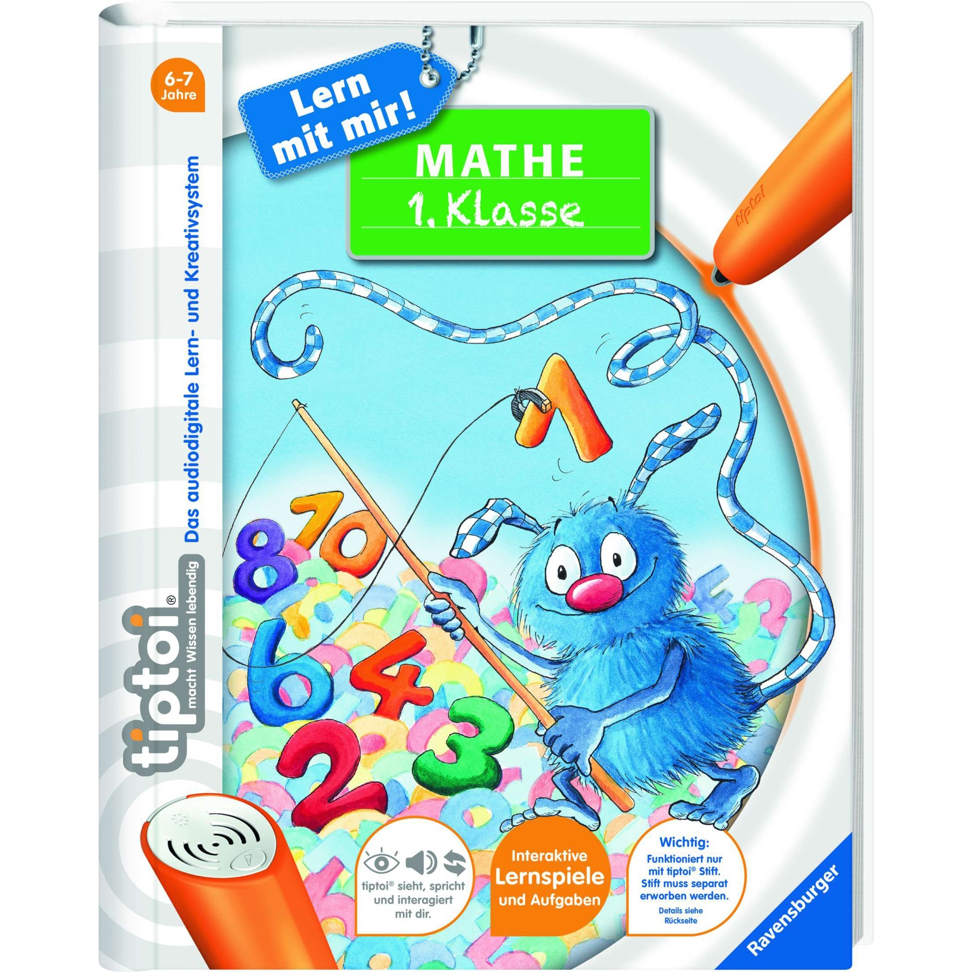Ravensburger tiptoi Mathe 1. Klasse, Lernbuch | 09783473418039