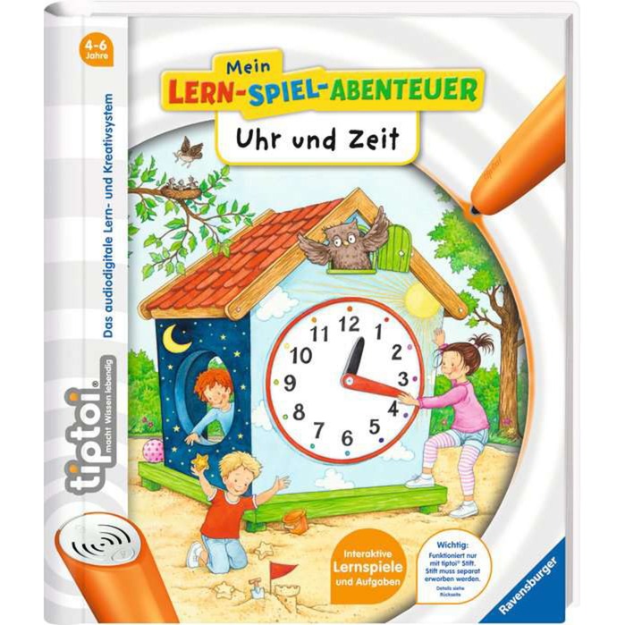 tiptoi Mein Lernspiel-Abenteuer Uhr und Zeit, Lernbuch