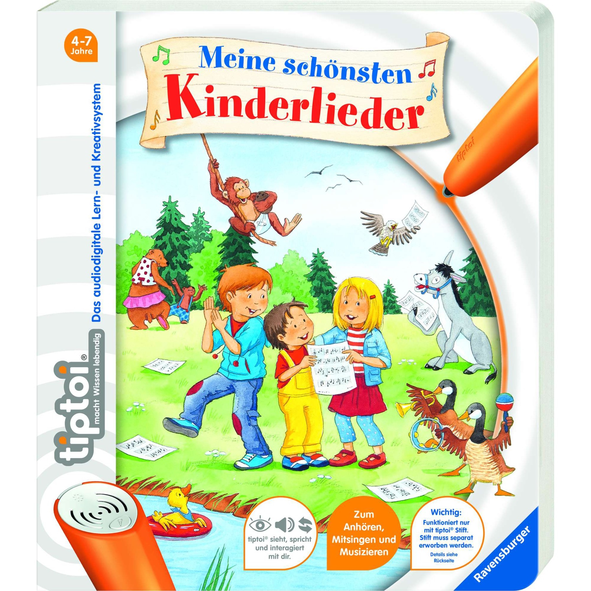 Ravensburger tiptoi Meine schönsten Kinderlieder, Lernbuch | 09783473435142 Ravensburger tiptoi Meine schönsten Kinderlieder, Lernbuch | 09783473435142