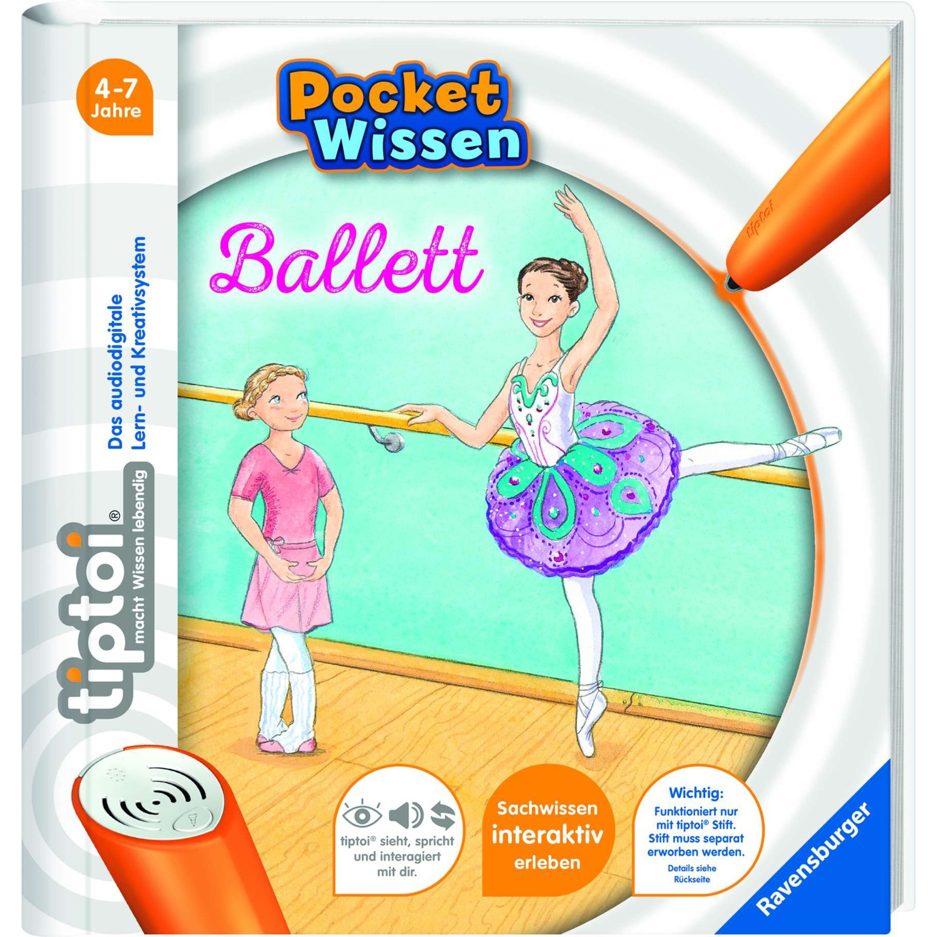 tiptoi Pocket Wissen: Ballett, Lernbuch