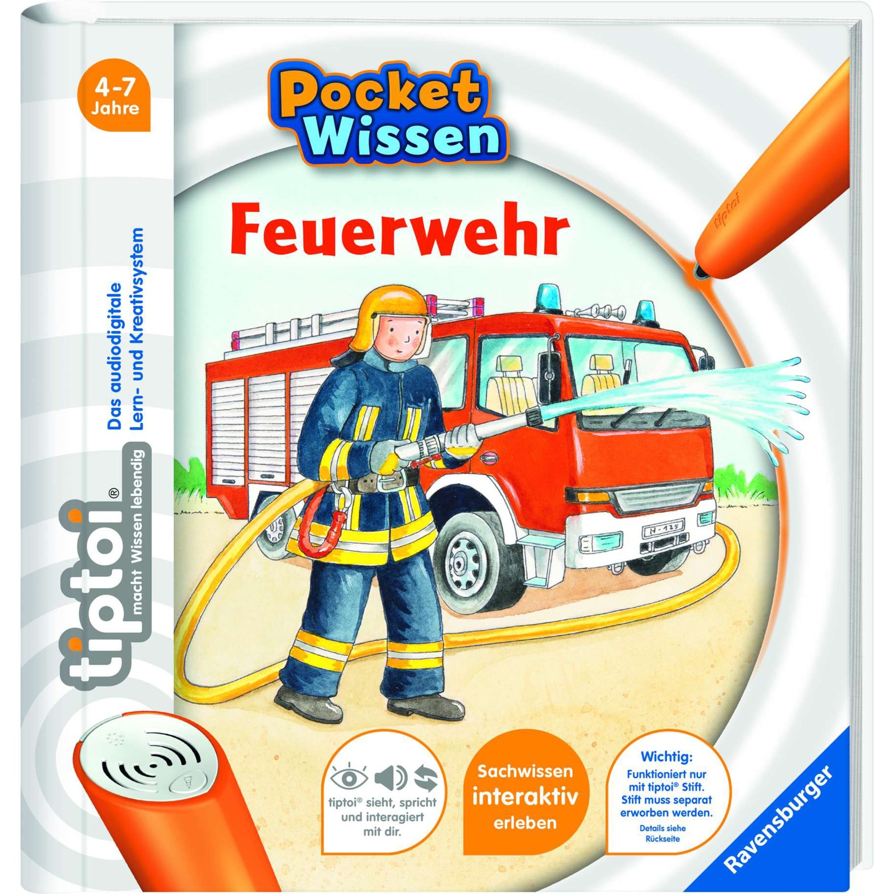 tiptoi Pocket Wissen: Feuerwehr, Lernbuch