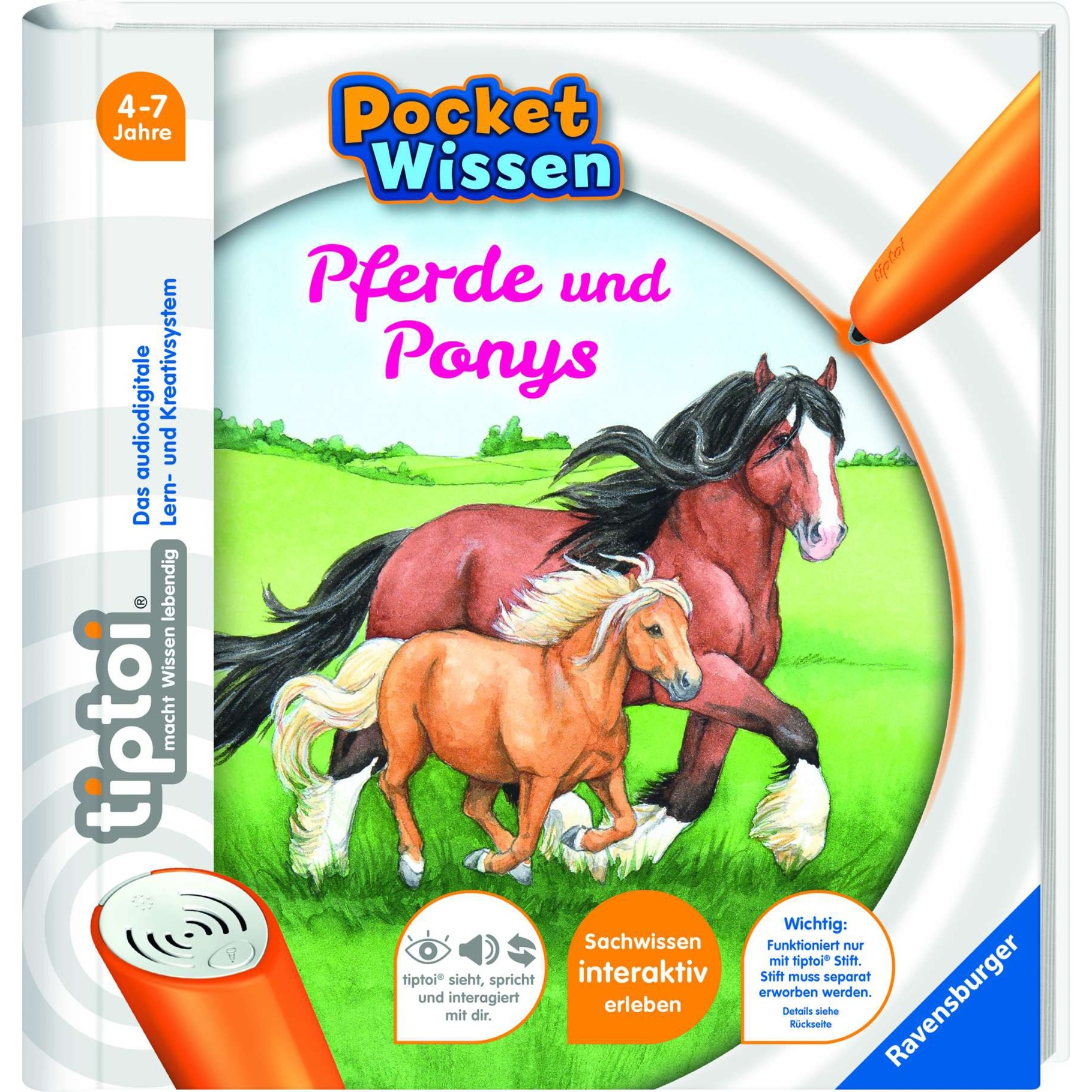 tiptoi Pocket Wissen: Pferde und Ponys, Lernbuch
