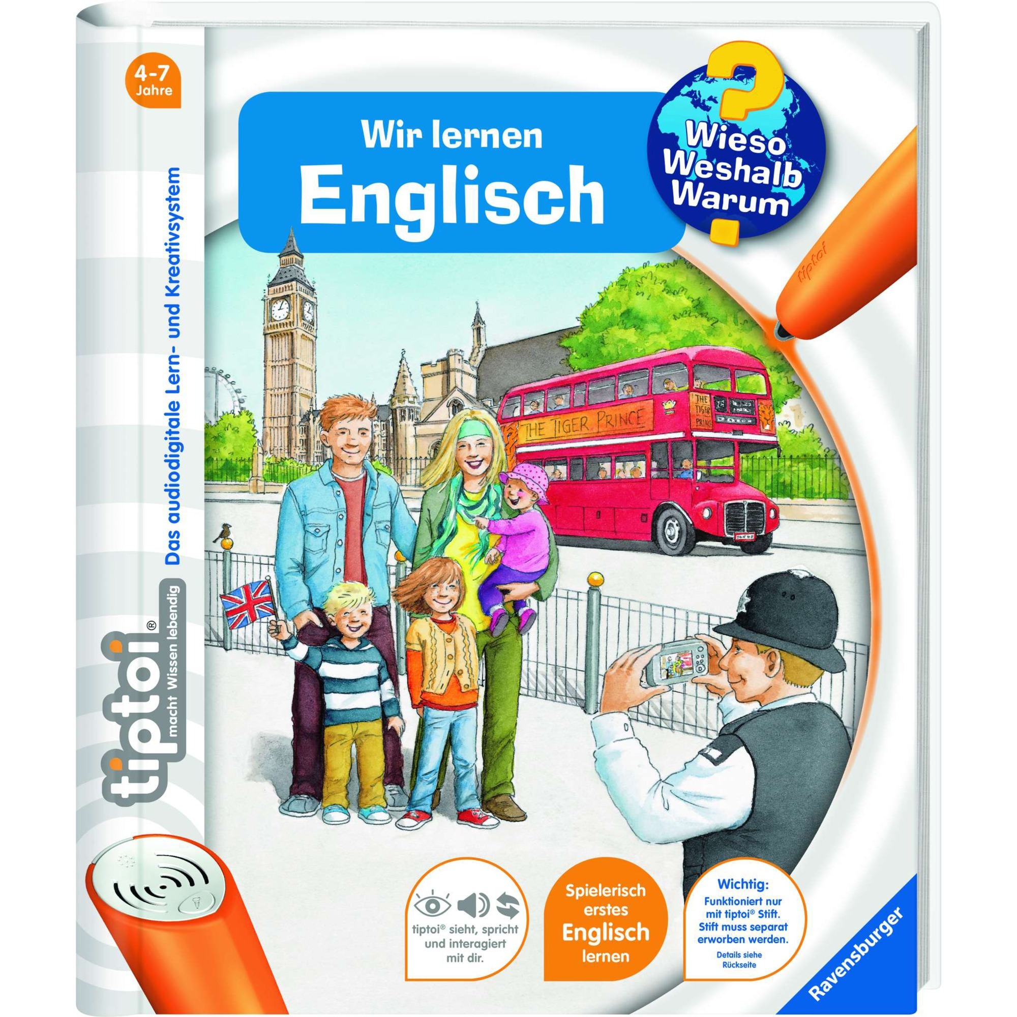 tiptoi Wieso? Weshalb? Warum? Wir lernen Englisch, Lernbuch