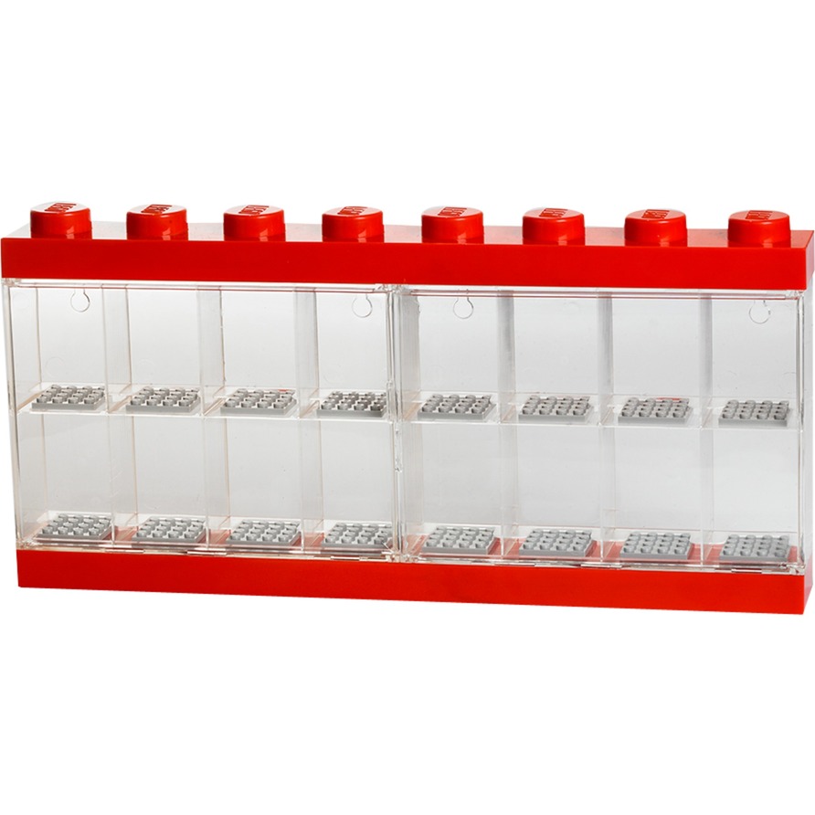 Room Copenhagen LEGO Minifiguren Display Case 16 rot, Aufbewahrungsbox | 05711938023607