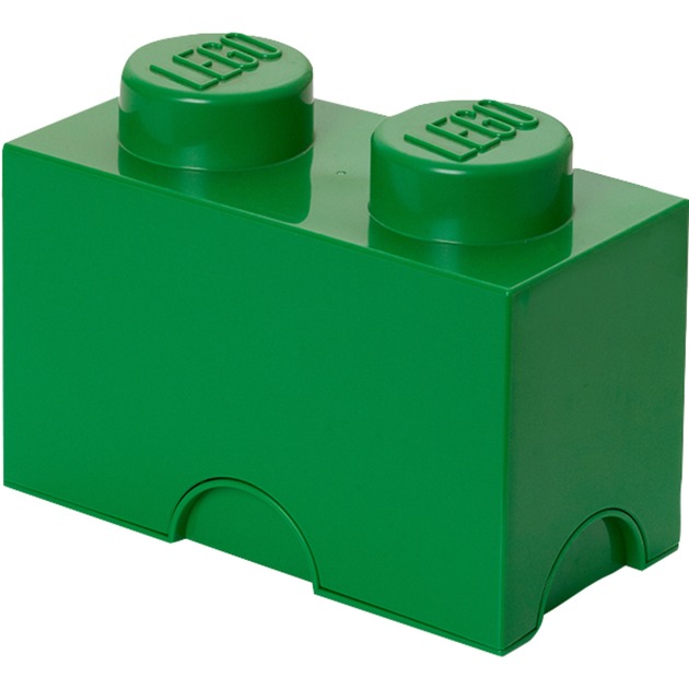 Room Copenhagen LEGO Storage Brick 2 grün, Aufbewahrungsbox | 05706773400249 Room Copenhagen LEGO Storage Brick 2 grün, Aufbewahrungsbox | 05706773400249