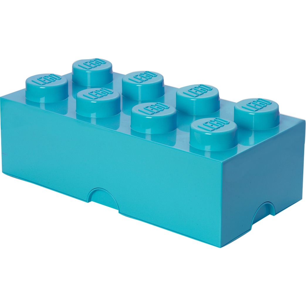 Room Copenhagen LEGO Storage Brick 8 azur, Aufbewahrungsbox | 05711938015718