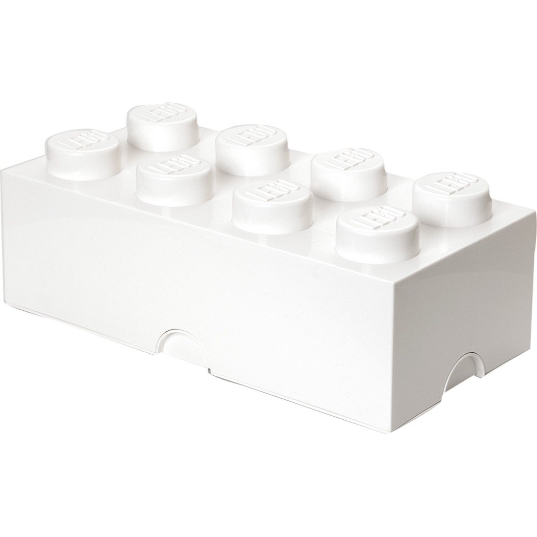 Room Copenhagen LEGO Storage Brick 8 weiß, Aufbewahrungsbox | 05706773400454