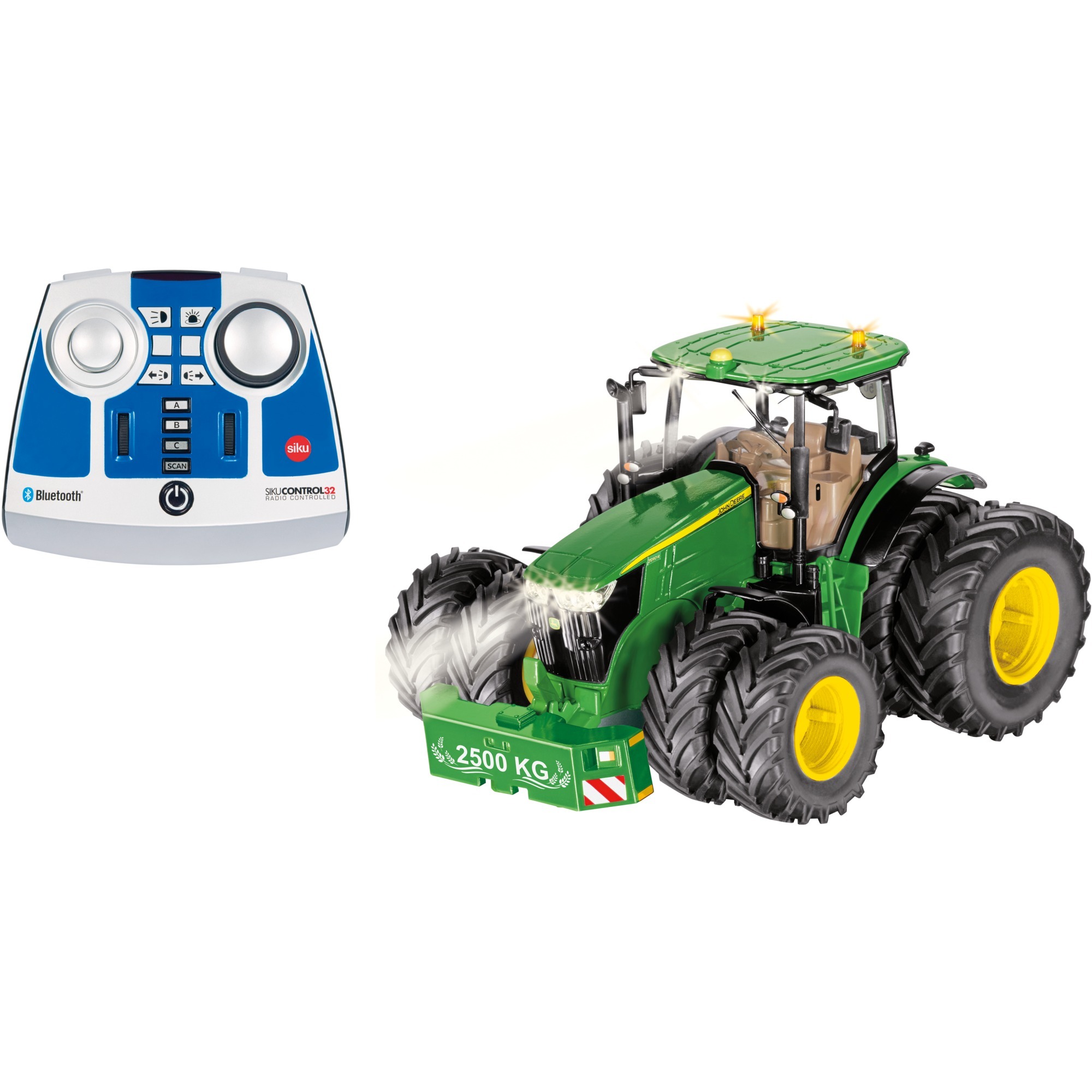 SIKU CONTROL32 John Deere 7290R mit Doppelreifen und Bluetooth-Fernsteuermodul, RC | 04006874067367 SIKU CONTROL32 John Deere 7290R mit Doppelreifen und Bluetooth-Fernsteuermodul, RC | 04006874067367