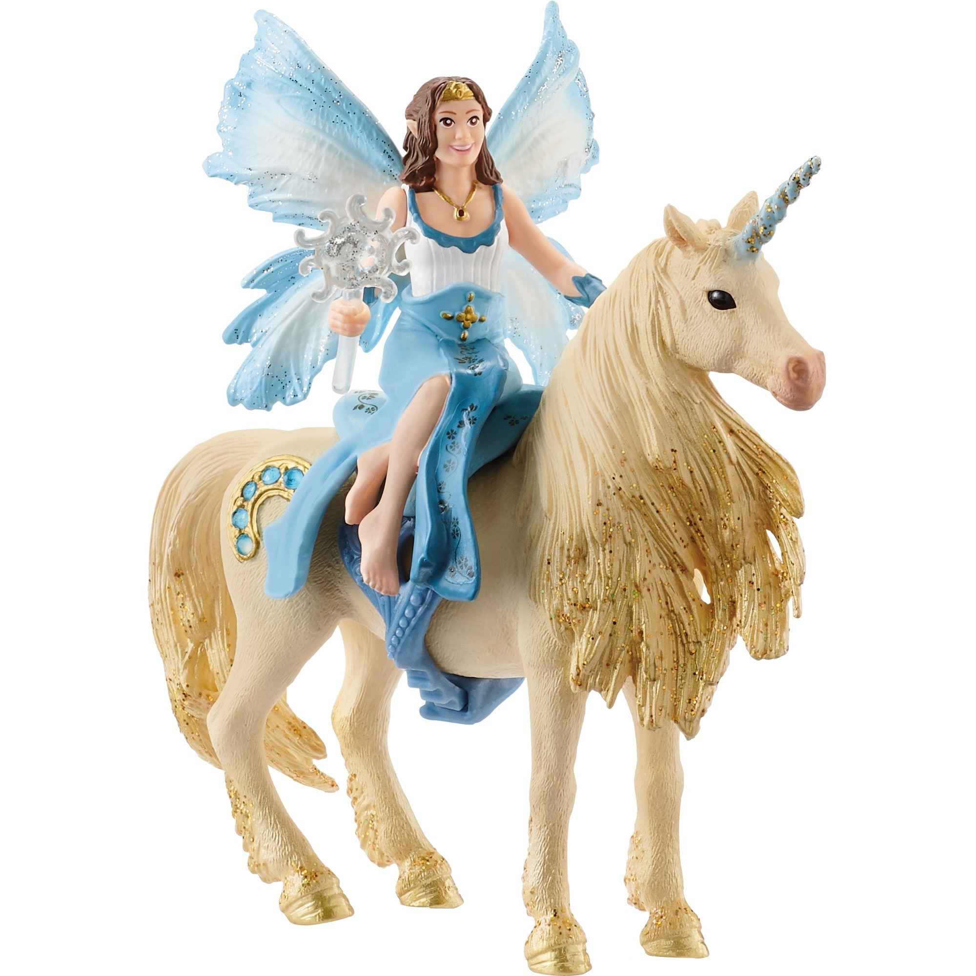 Schleich Bayala Eyelas Ausritt auf Goldeinhorn, Spielfigur | 04059433142722 Schleich Bayala Eyelas Ausritt auf Goldeinhorn, Spielfigur | 04059433142722