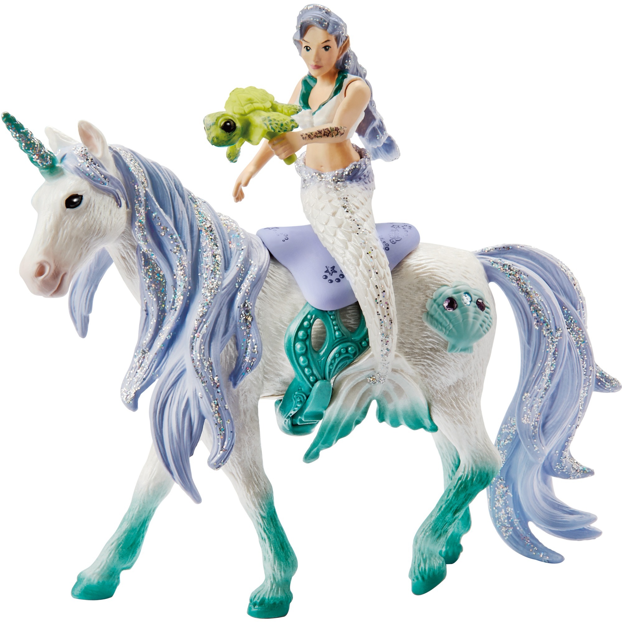 Schleich Bayala Meerjungfrau auf Meereseinhorn, Spielfigur | 04059433142739 Schleich Bayala Meerjungfrau auf Meereseinhorn, Spielfigur | 04059433142739