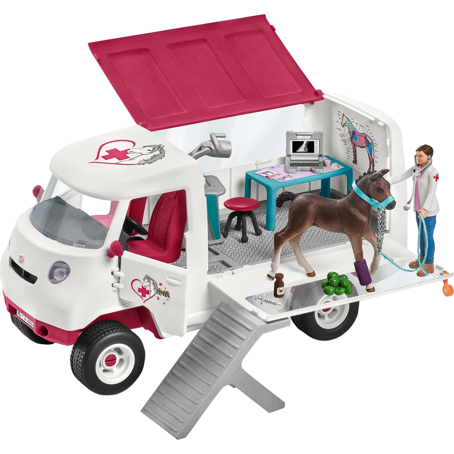 Schleich Mobile Tierärztin mit Hannoveraner Fohlen, Spielfigur | 04055744013850 Schleich Mobile Tierärztin mit Hannoveraner Fohlen, Spielfigur | 04055744013850
